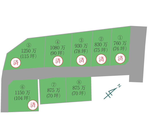 【土地情報】ハッピータウン筑前　8区画